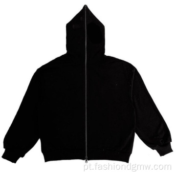 Hoodie de alta qualidade no estilo de rua Zip completo